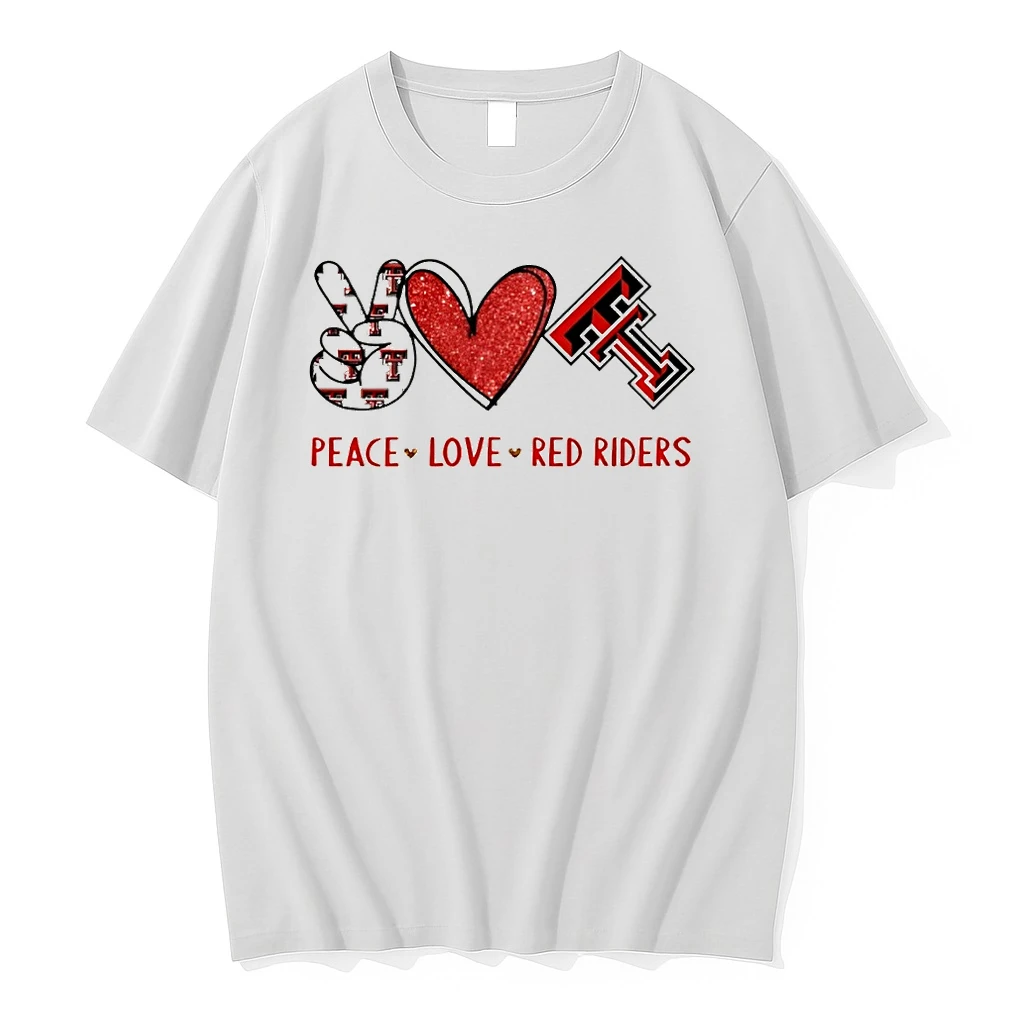 Peace Love Texas Tech Red Raiders Shirts