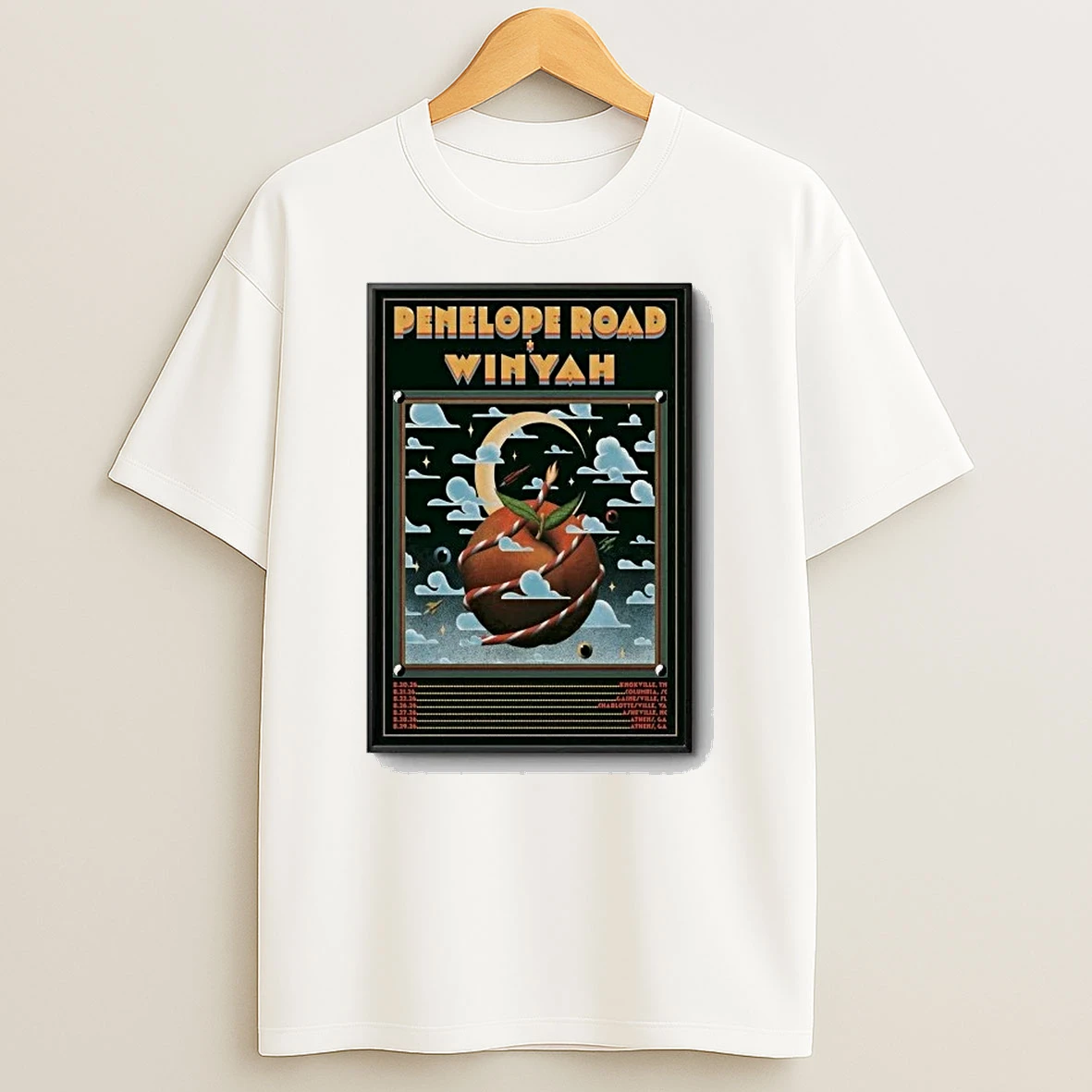 Penelope Road And Winyah Co Headline Tour 2026 Shirts