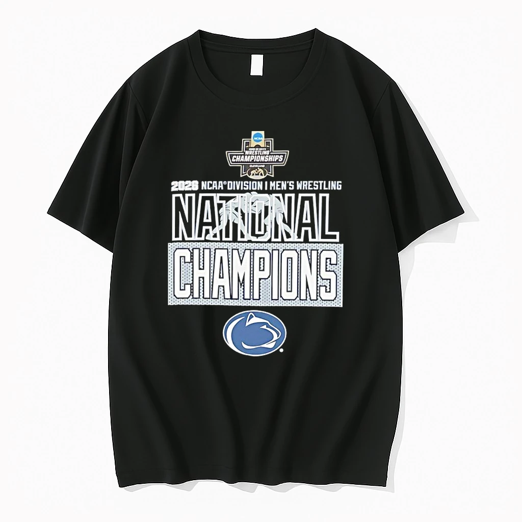 Penn State Nittany Lions 2026 Mens Wrestling National Champions Shirts