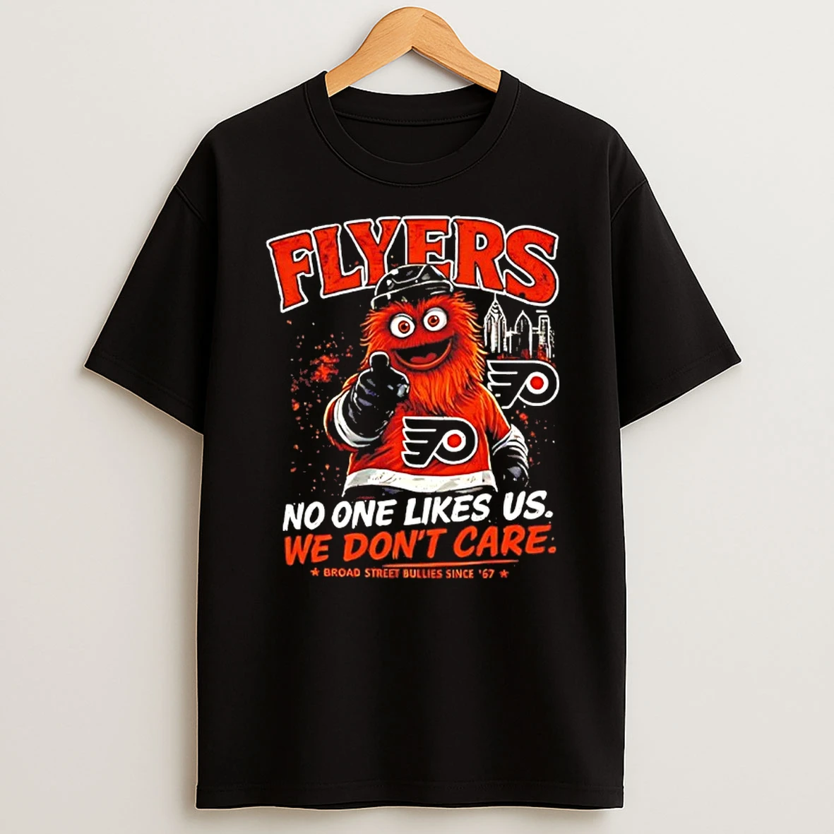 Philadelphia Flyers Gritty No One Likes Us We Dont Care Shirts