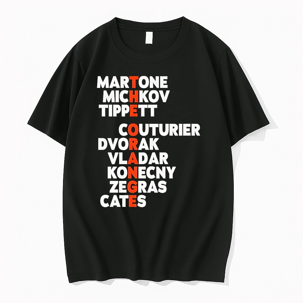 Philadelphia Flyers Hockey The Orange Names Martone Michkov Tippett Shirts
