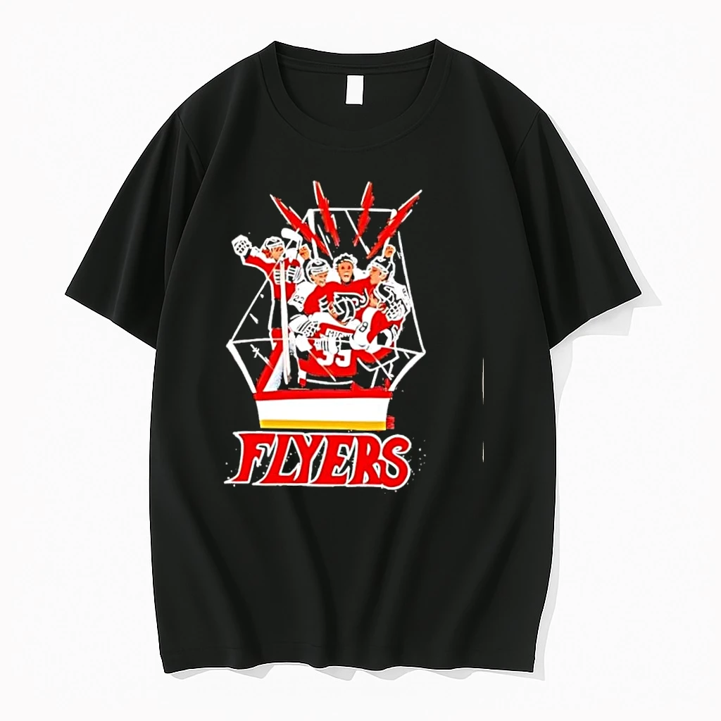 Philadelphia Flyers Players Celebration Graphic Nhl Hockey Shirts