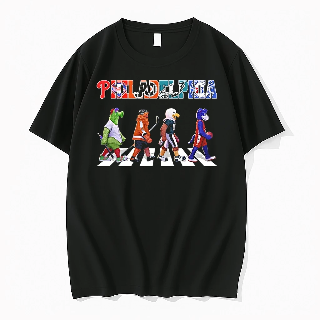 Philadelphia City Sports Mascot Walk Graphic 2026 Shirts