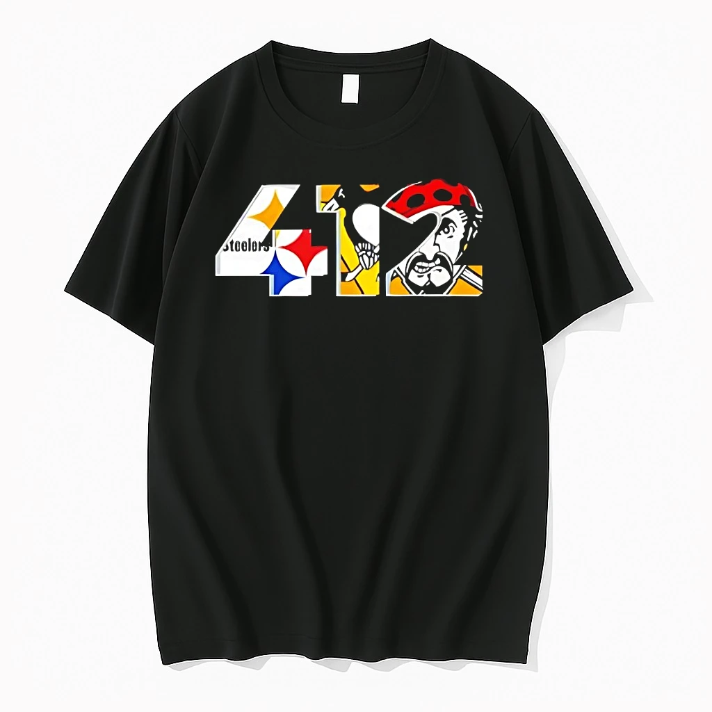 Pittsburgh Football Hockey Baseball Area Code 412 Shirts