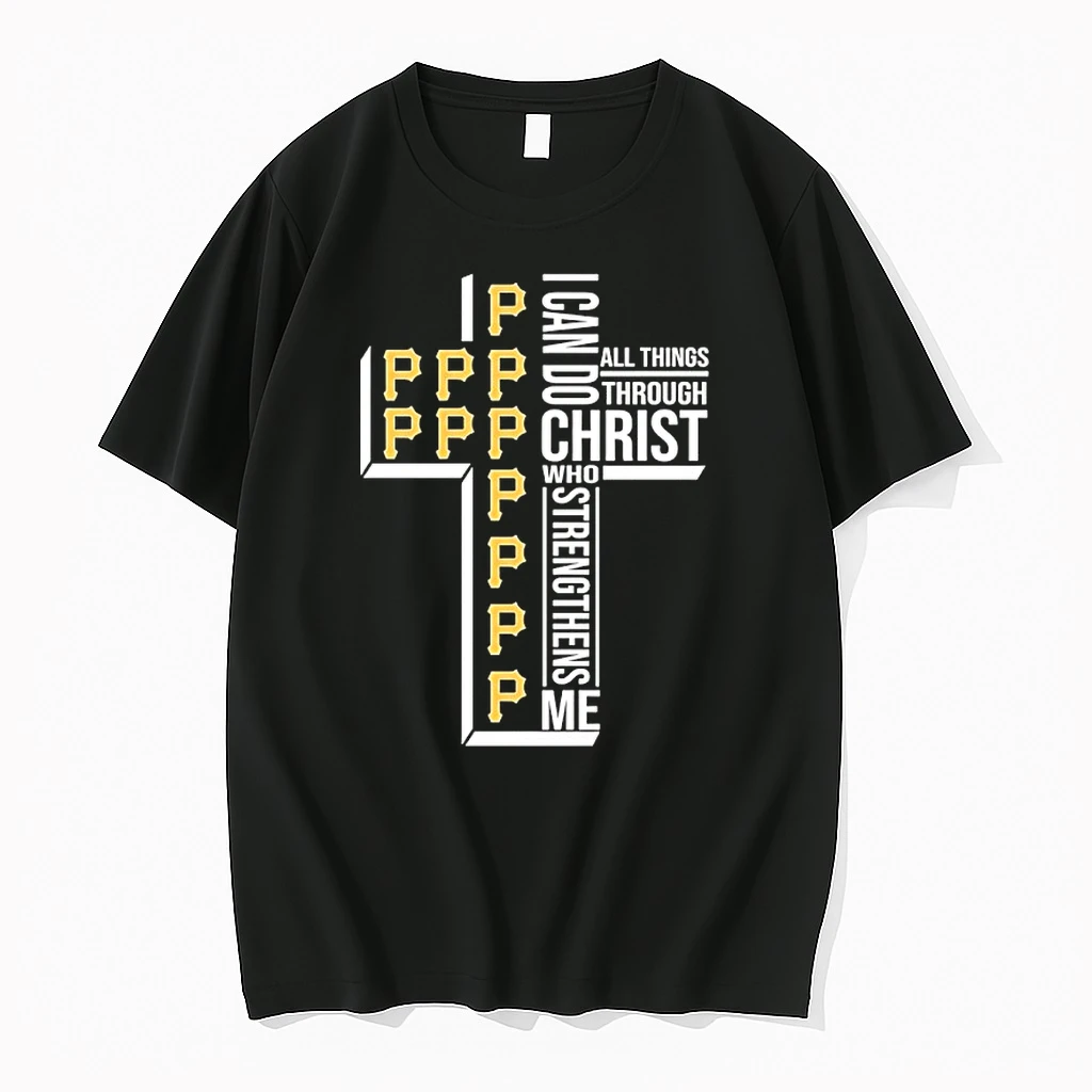 Pittsburgh Pirates Baseball I Can All Things Do Through Christ Who Strengthens Me Shirts