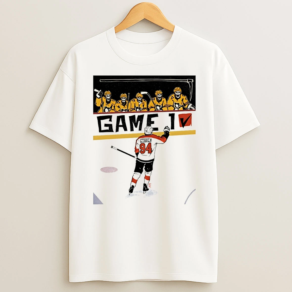Porter Martone 94 Game 1 Philadelphia Flyers Hockey Nhl 2026 Shirts