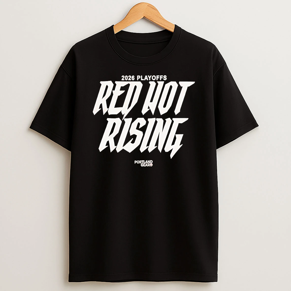 Portland Trail Blazers Red Hot Rising 2026 Playoffs Shirts