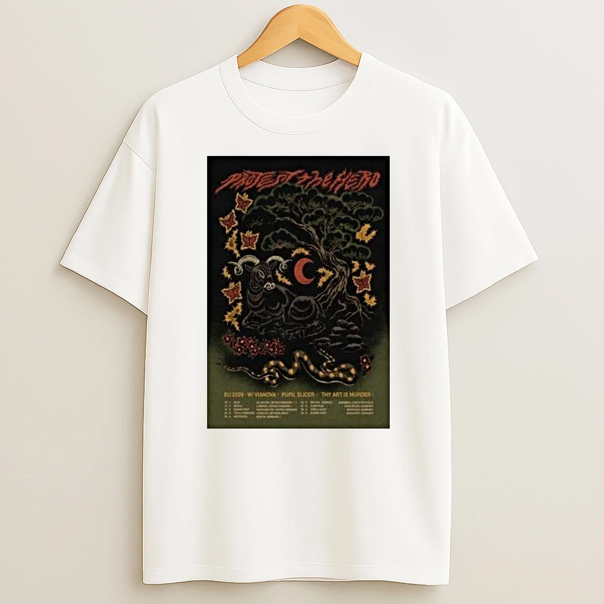 Protest The Hero Eu Tour 2026 Shirts