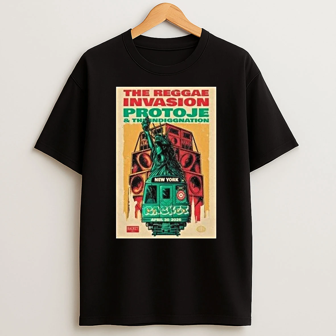 Protoje The Reggae Invasion Tour Apr 30 2026 Shirts