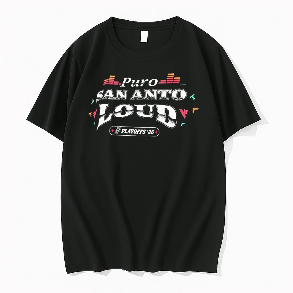Puro San Antonio Loud 2026 Playoffs San Antonio Spurs Basketball Nba Shirts