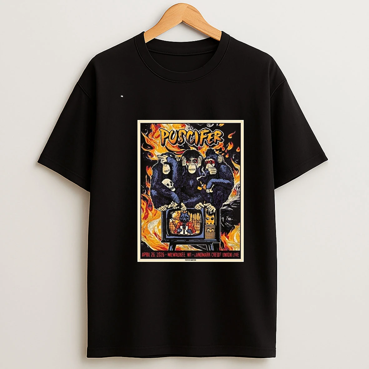 Puscifer Apr 26 2026 Landmark Credit Union Live In Milwaukee Wi 00 Shirts