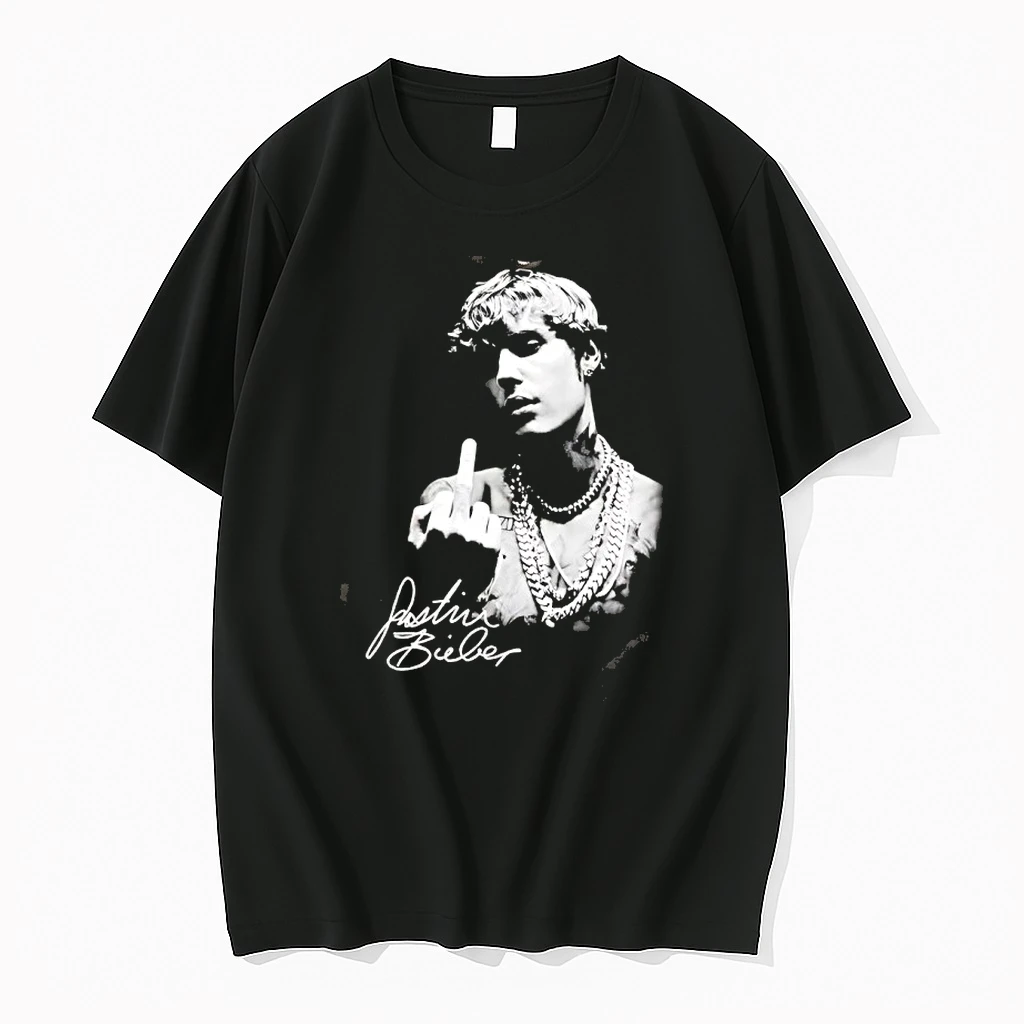 Pwa85omy Justin Swag Middle Finger 2026 Signature Shirts