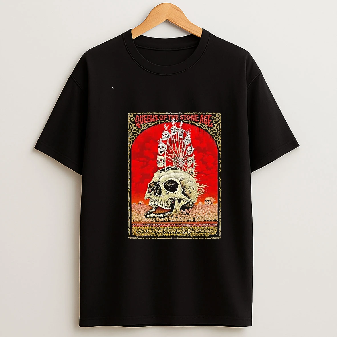 Queens Of The Stone Age Apr 27 2026 Arlene Schnitzer Concert Hall Portland Or 00 Shirts