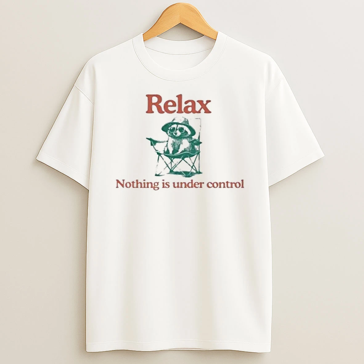 Raccoon Relax Nothing Is Under Control Tour 2026 Shirts