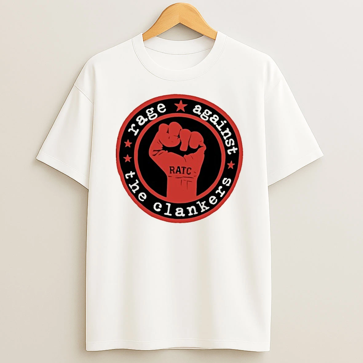 Rage Against The Clankers Logo Shirts