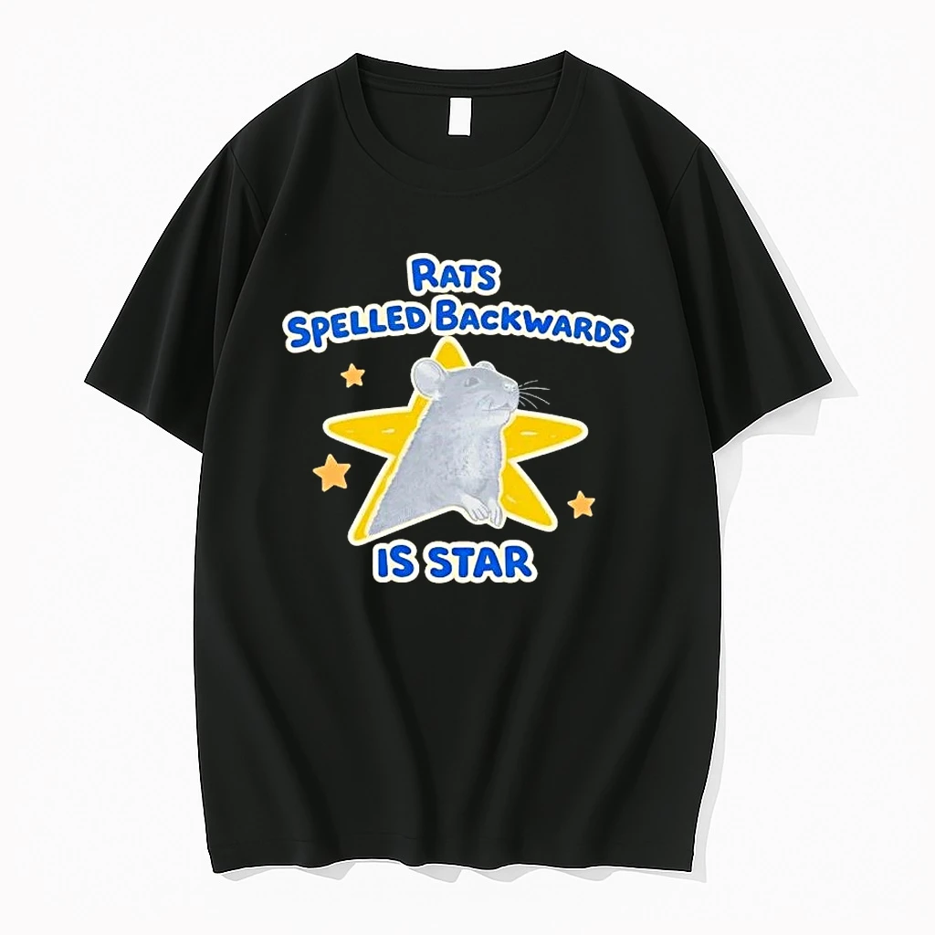 Rats Spelled Backwards Is Star Graphic Shirts