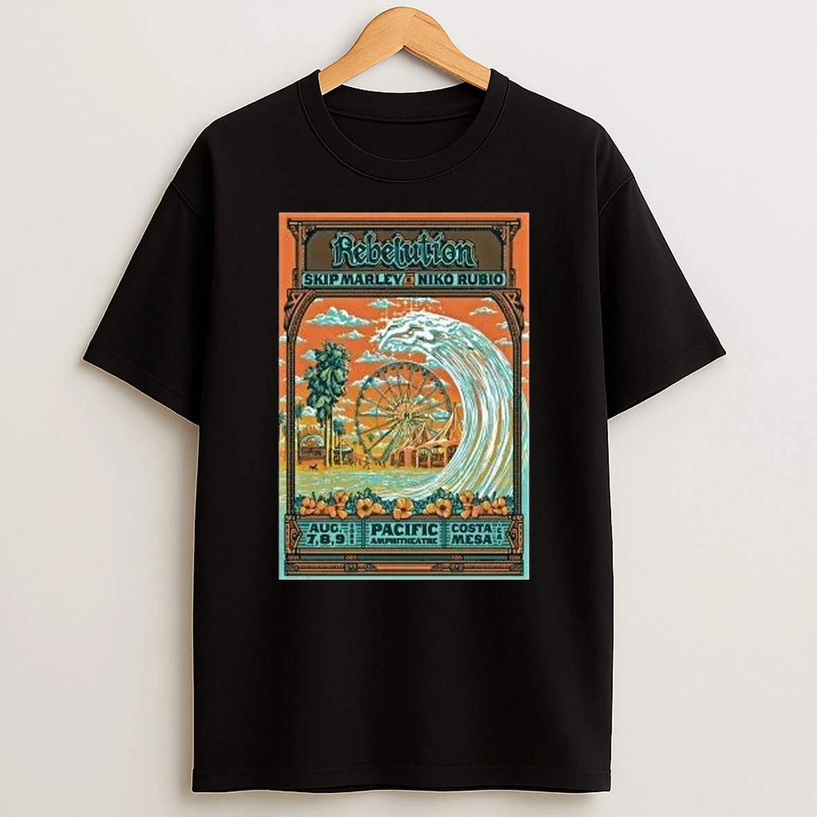 Rebelution Costa Mesa Ca 8 7 8 9 22026 Shirts