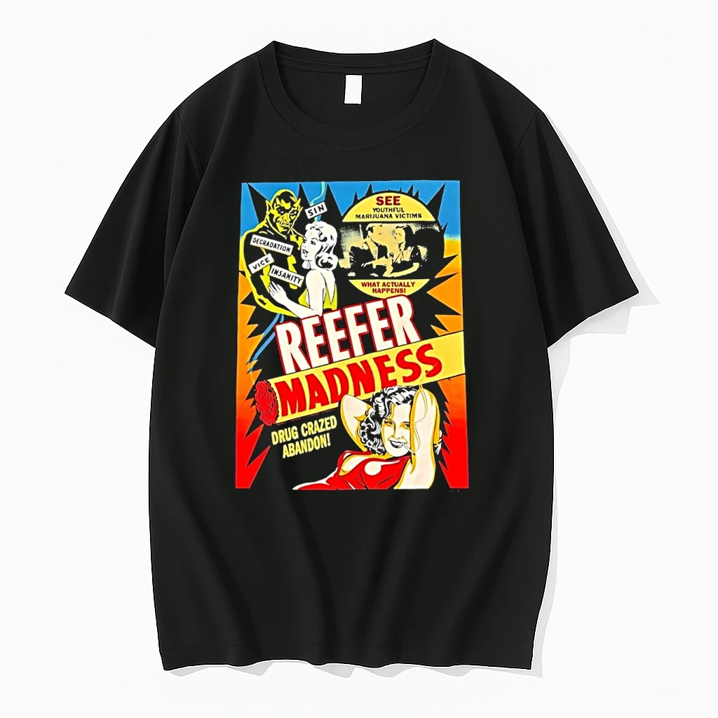 Reefer Madness Drug Crazed Abandon See Youthful Marijuana Victims Shirts