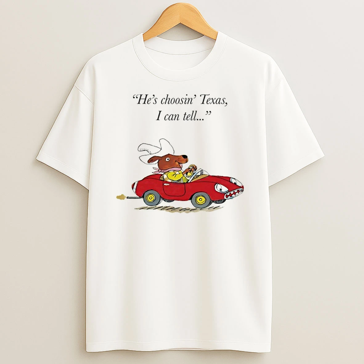Richard Scarry Dingo Hes Choosin Texas I Call Tell Shirts