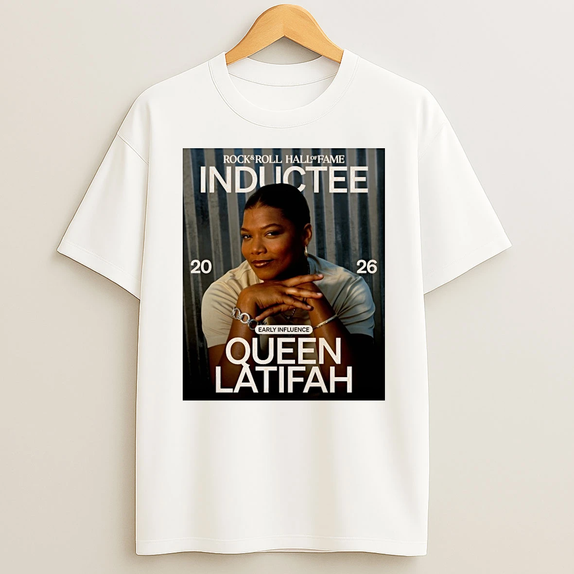 Rock Roll Hall Of Fame Class Of 2026 Inductee Early Influence Queen Latifah Shirts