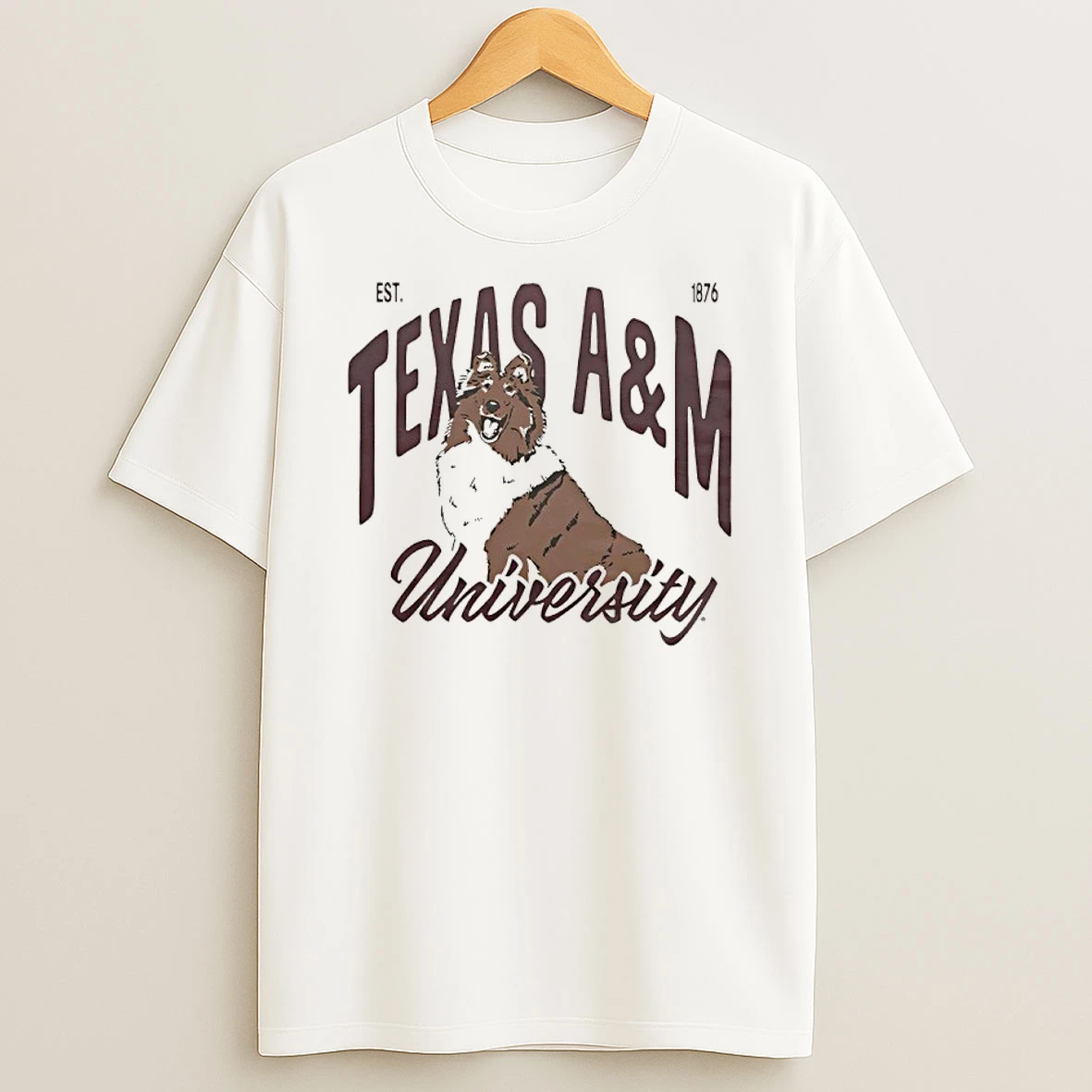 Rudcbw5h Texas Am Sheltie Est 1876 Vintage Shirts