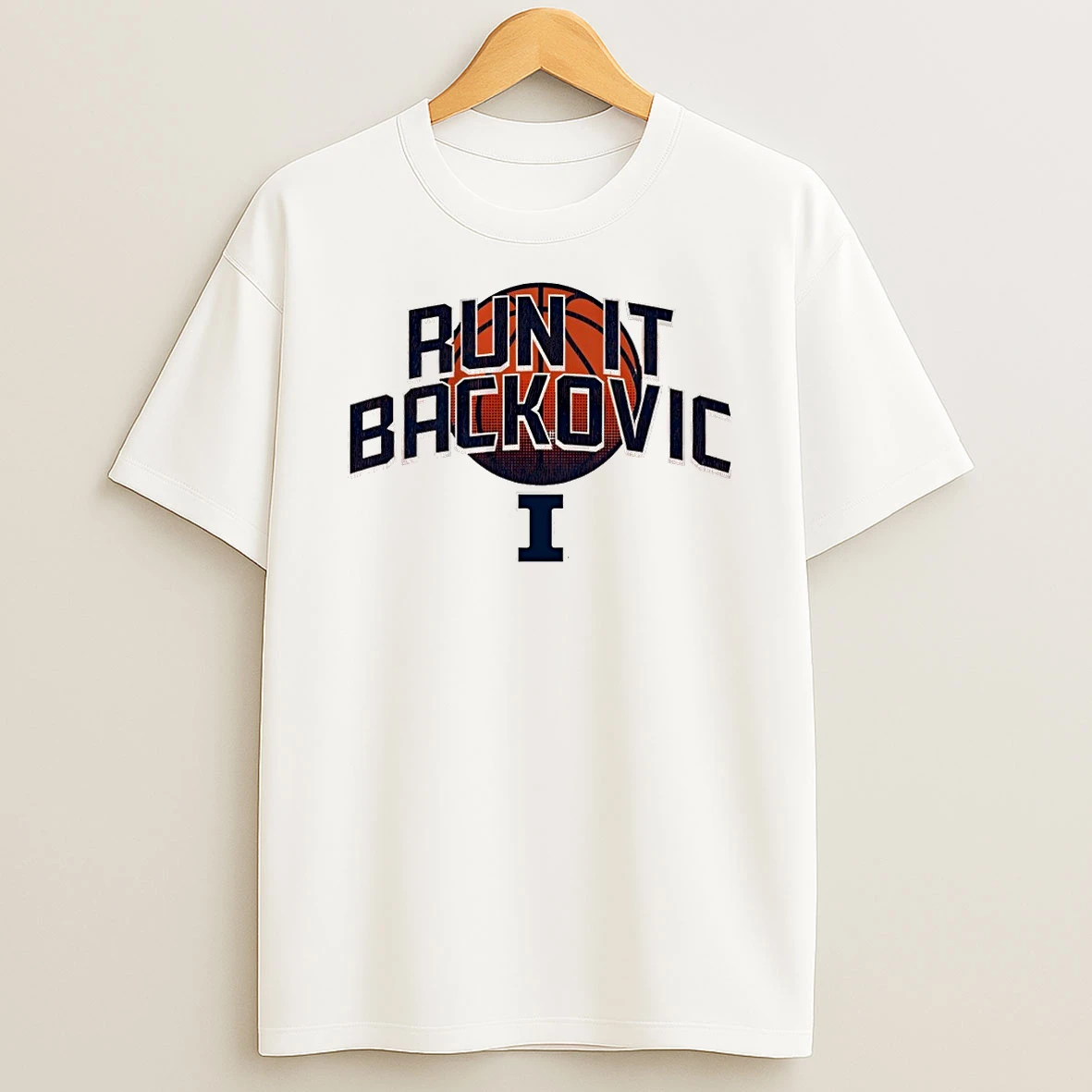 Run It Backovic Illinois Fighting Illini Basketball Logo Shirts