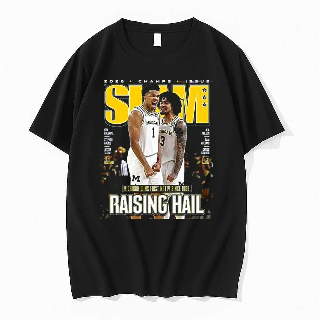 Slam Michigan 2026 Mens National Champions Raising Hail Shirts
