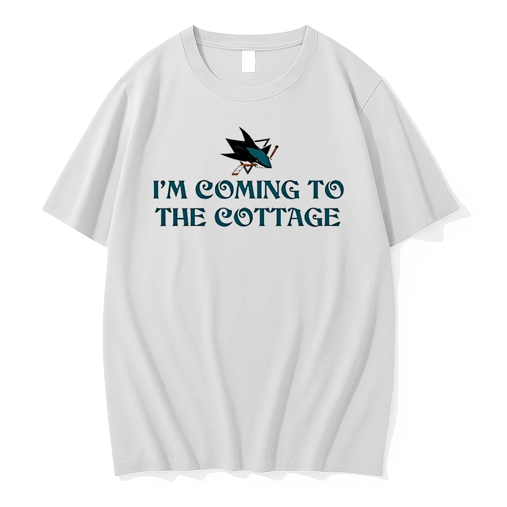 San Jose Sharks Basketball Im Coming To The Cottage Shirts