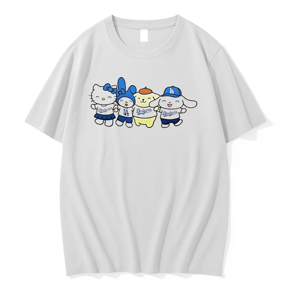 Sanrio Hello Kitty And Friends Los Angeles Dodgers Baseball 2026 Mlb Shirts