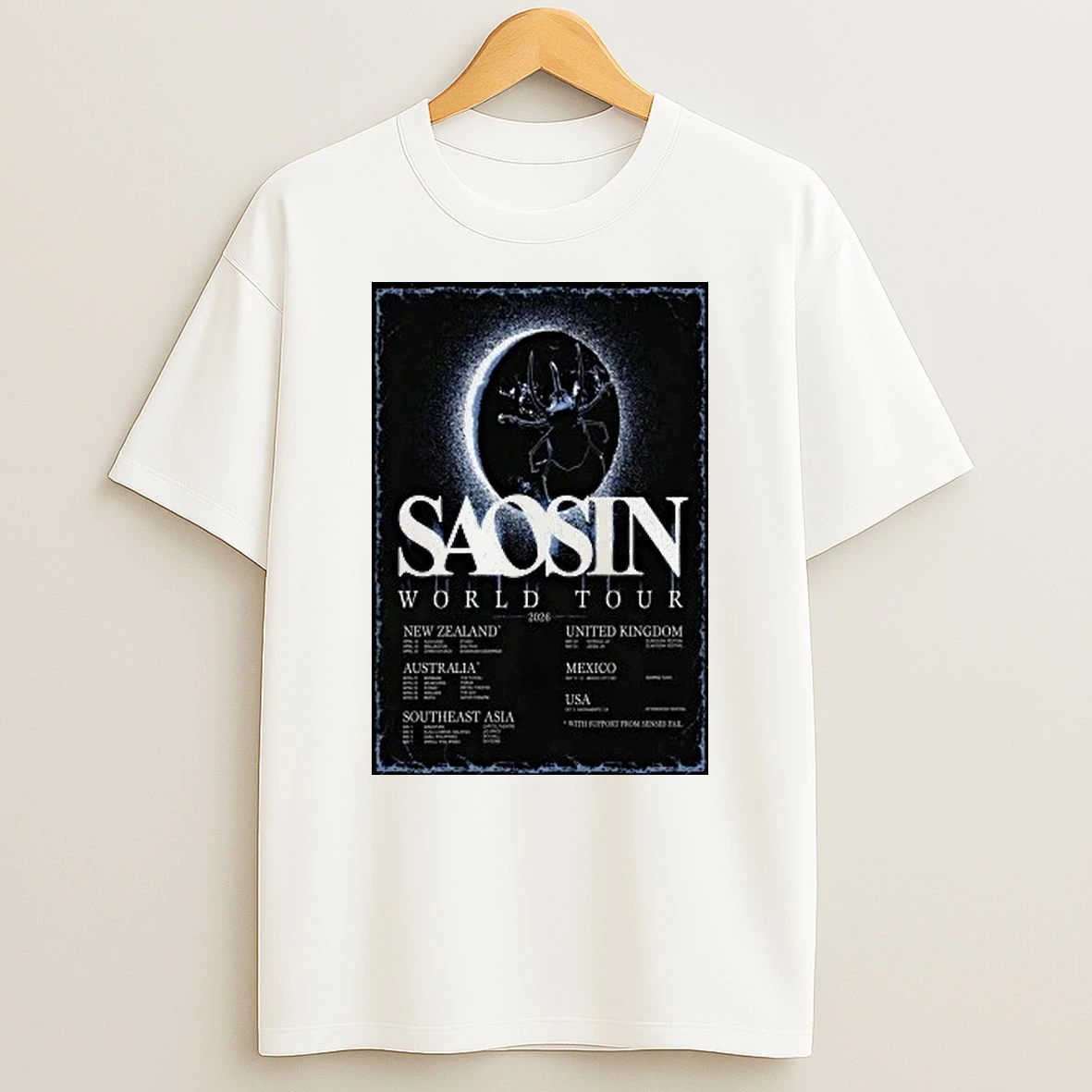 Saosin World Tour 2026 Shirts