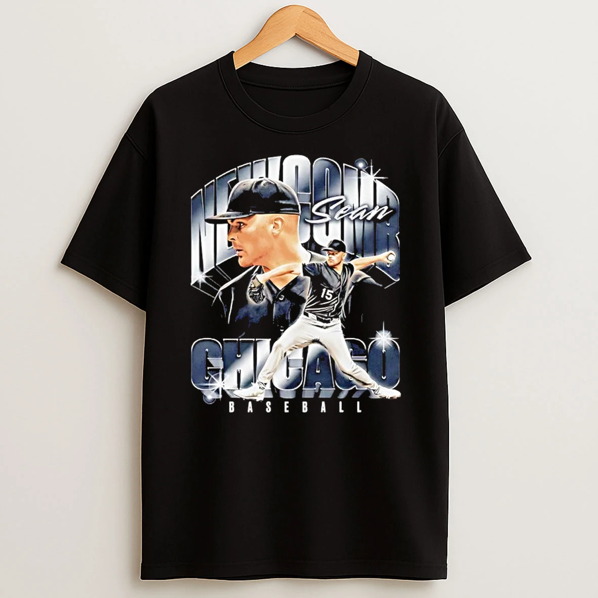 Sean Newcomb Chicago White Sox Airbrush Vintage Shirts