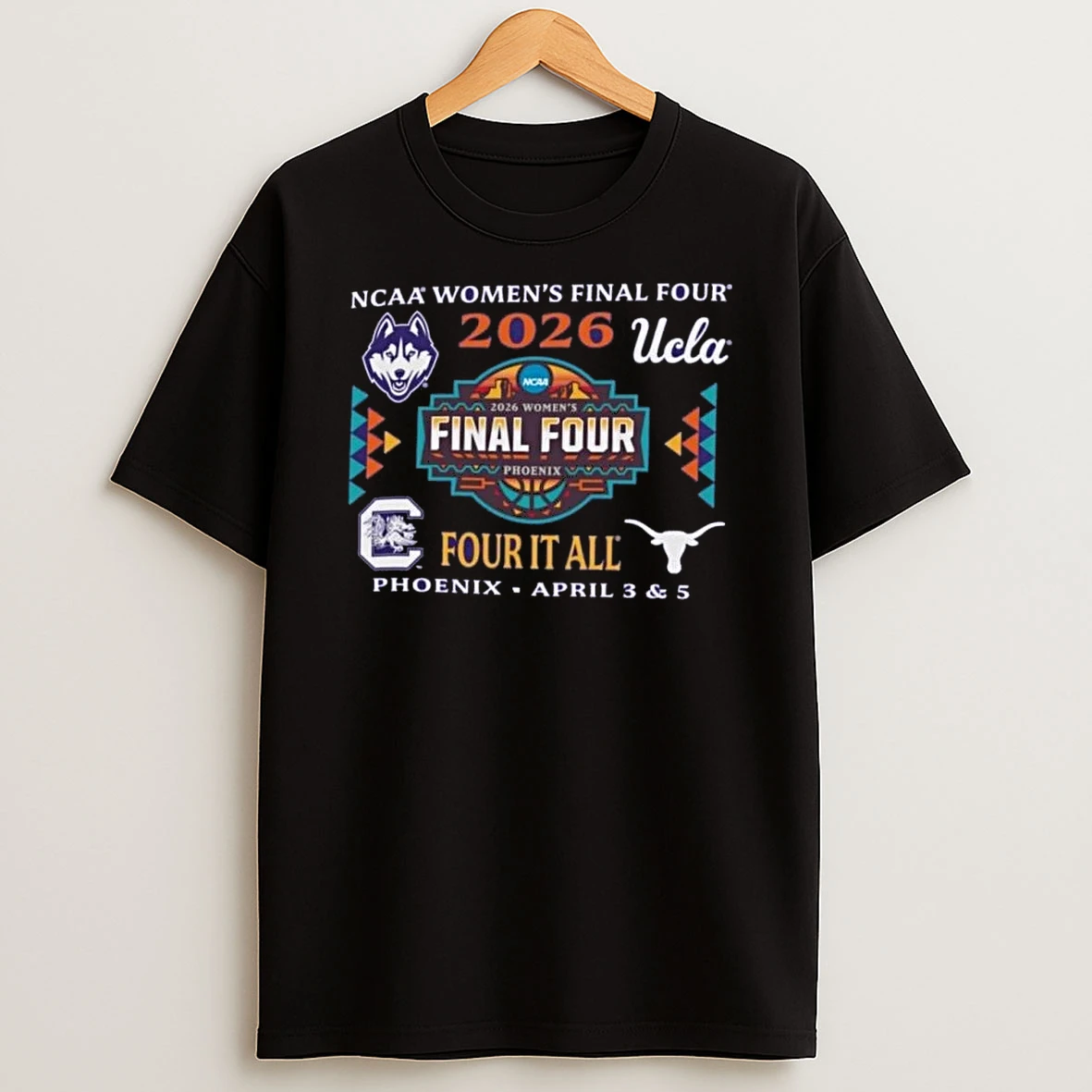 Semifinal Teams 2026 Ncaa Womens Final Four Shirts