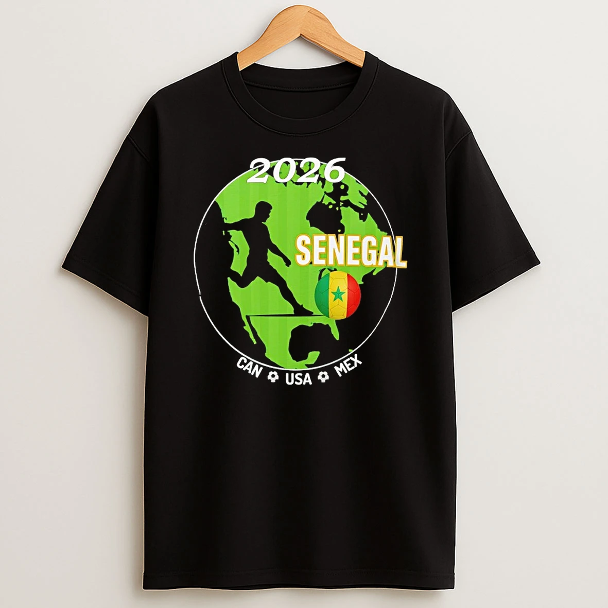 Senegal Football Can Usa Mex World Cup 2026 Shirts