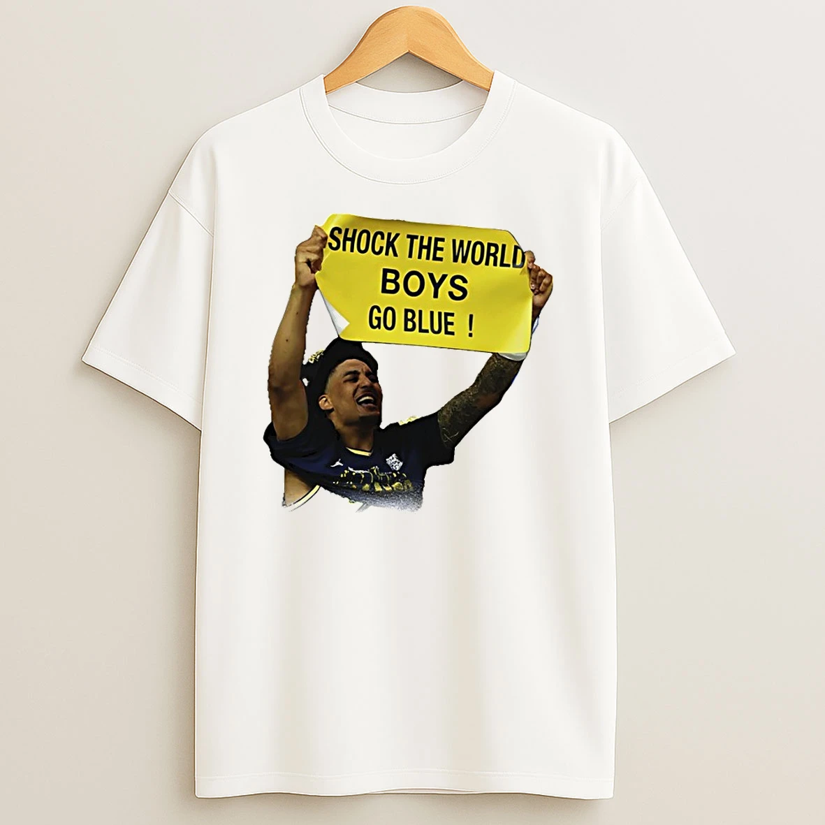 Shock The World Boys Go Blue Michigan Wolverines Basketball 2026 Shirts