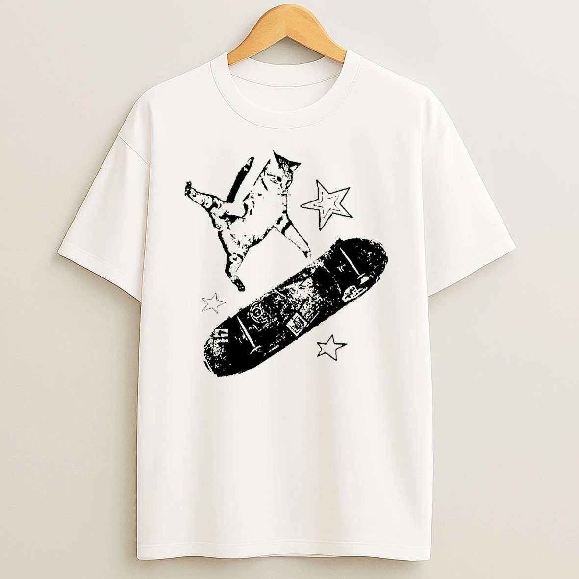 Skateboard Cat Kitten Coquette Vintage Shirts