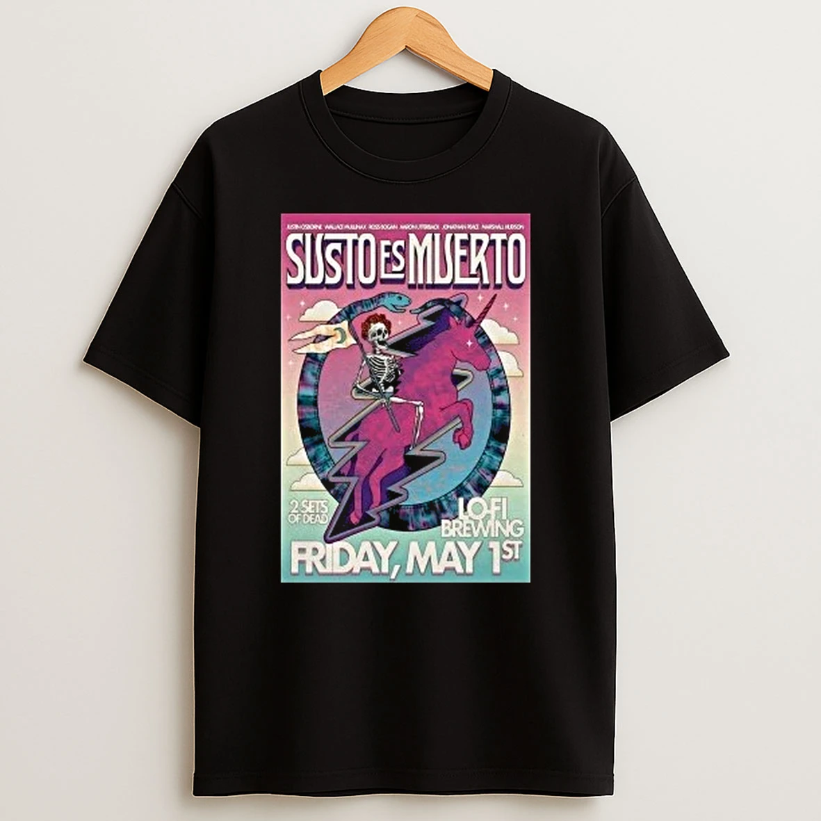 Skeleton Susto Es Muerto May 1 2026 In Charleston Sc Shirts