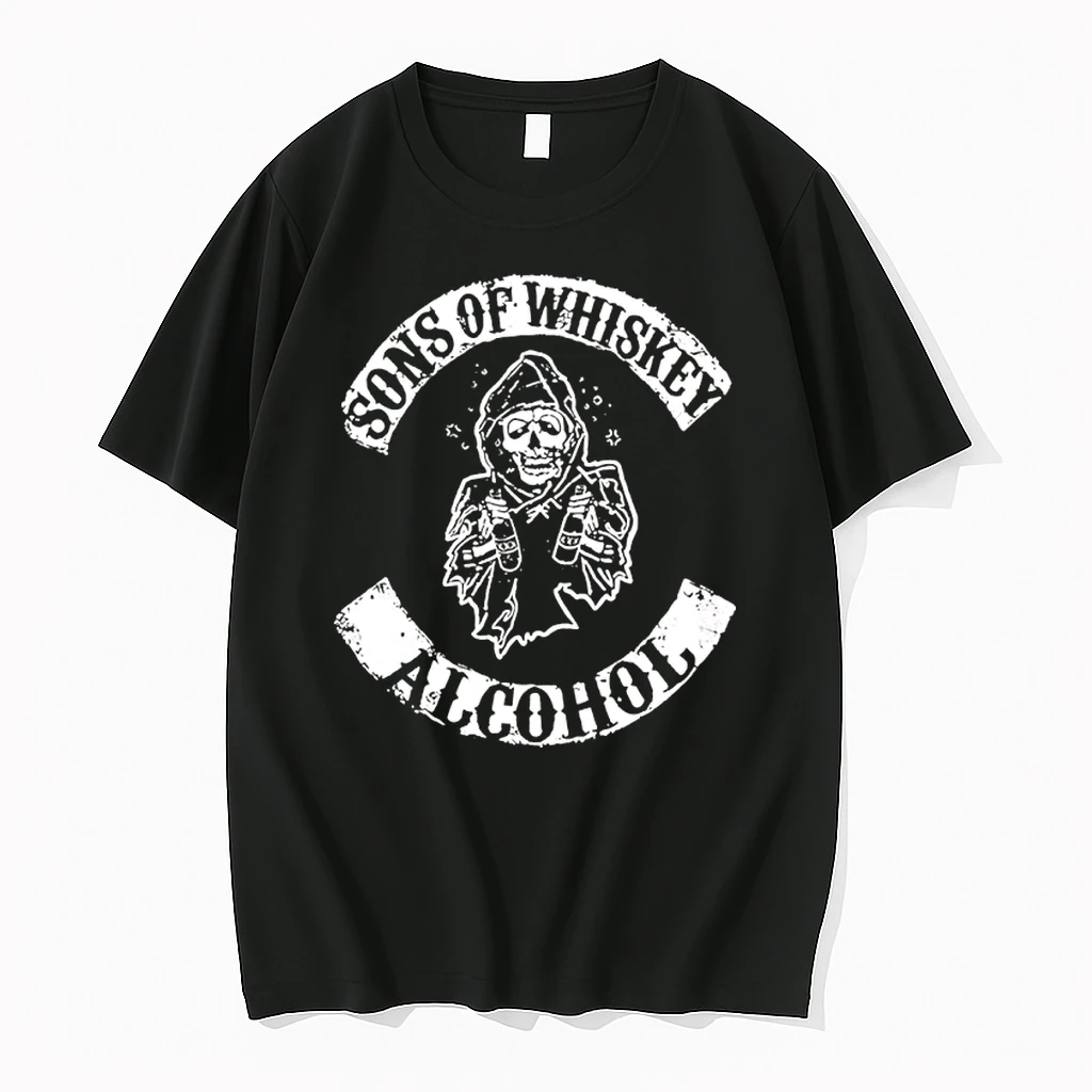 Skeleton Sons Of Whiskey Alcohol Shirts