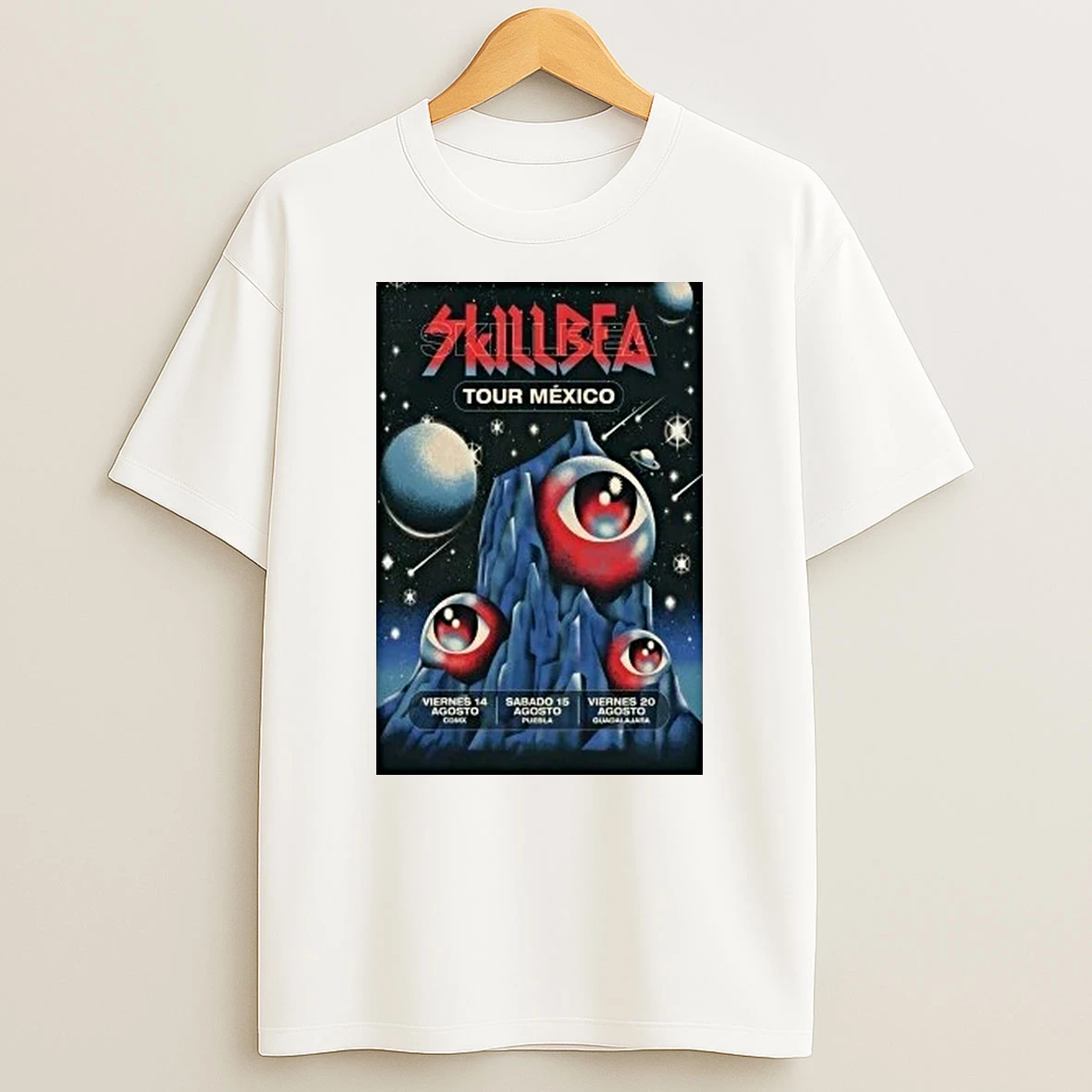 Skillbea Mexico August 2026 Tour Shirts