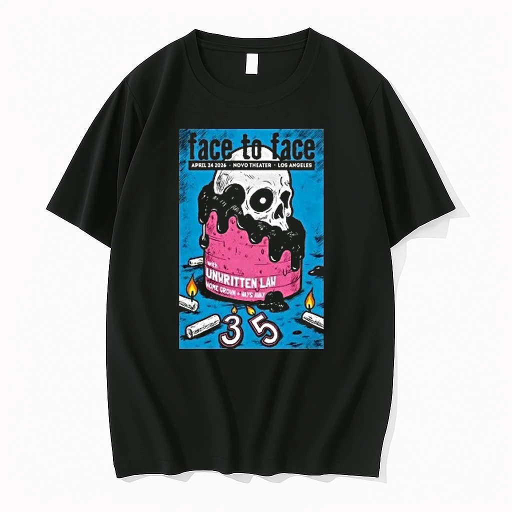 Skull Face To Face Apr 24 2026 In Los Angeles Ca Shirts