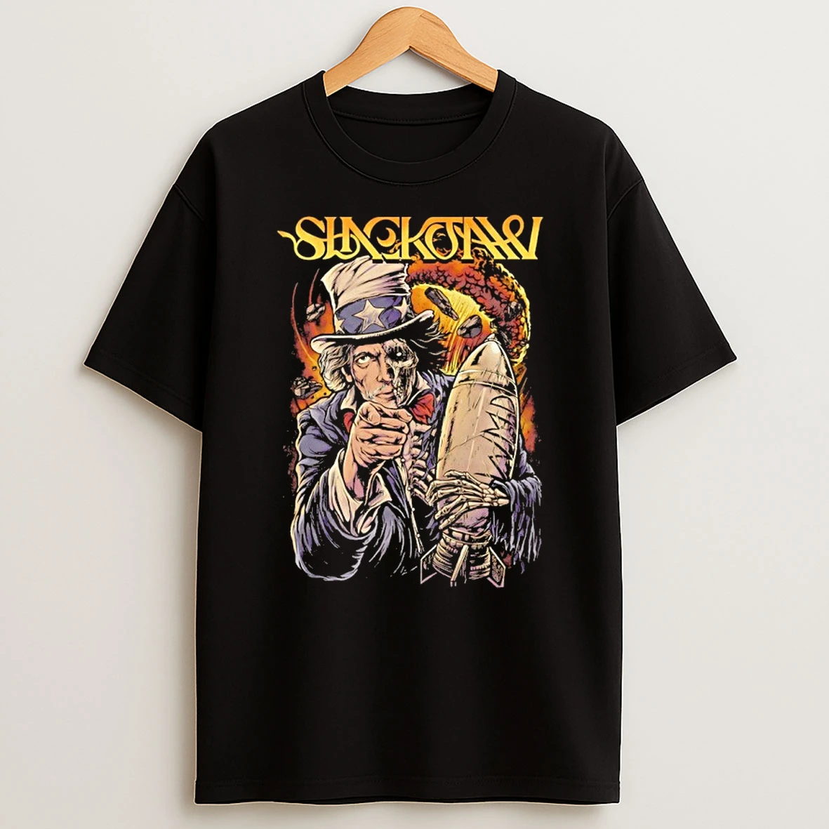 Slackjaw Wmd Uncle Sam Parody Shirts