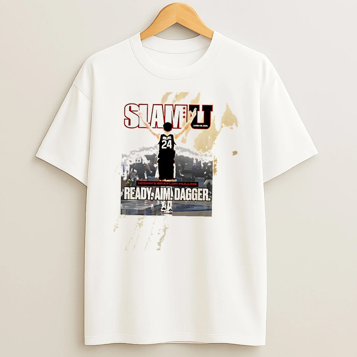 Slam Uconns Braylon Mullins Ready Aim Dagger Shirts