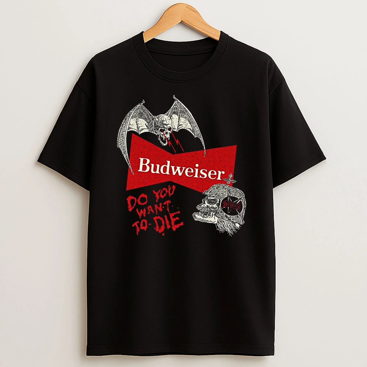 Slayer Do You Want To Die Budweiser Beer Shirts