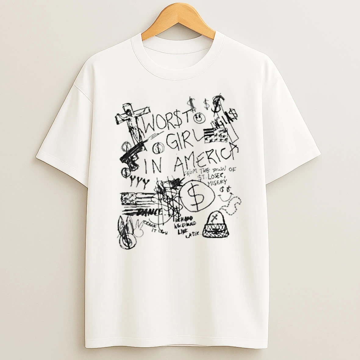 Slayyyter Sharpie Worst Girl In America Tour 2026 Shirts