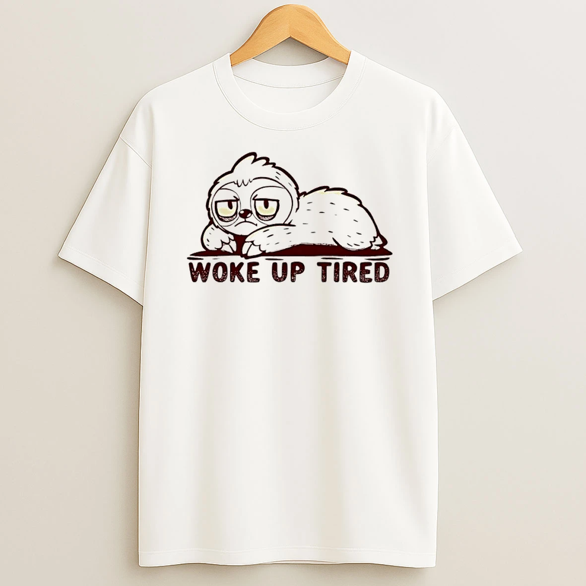 Sloth Woke Up Tired Shirts