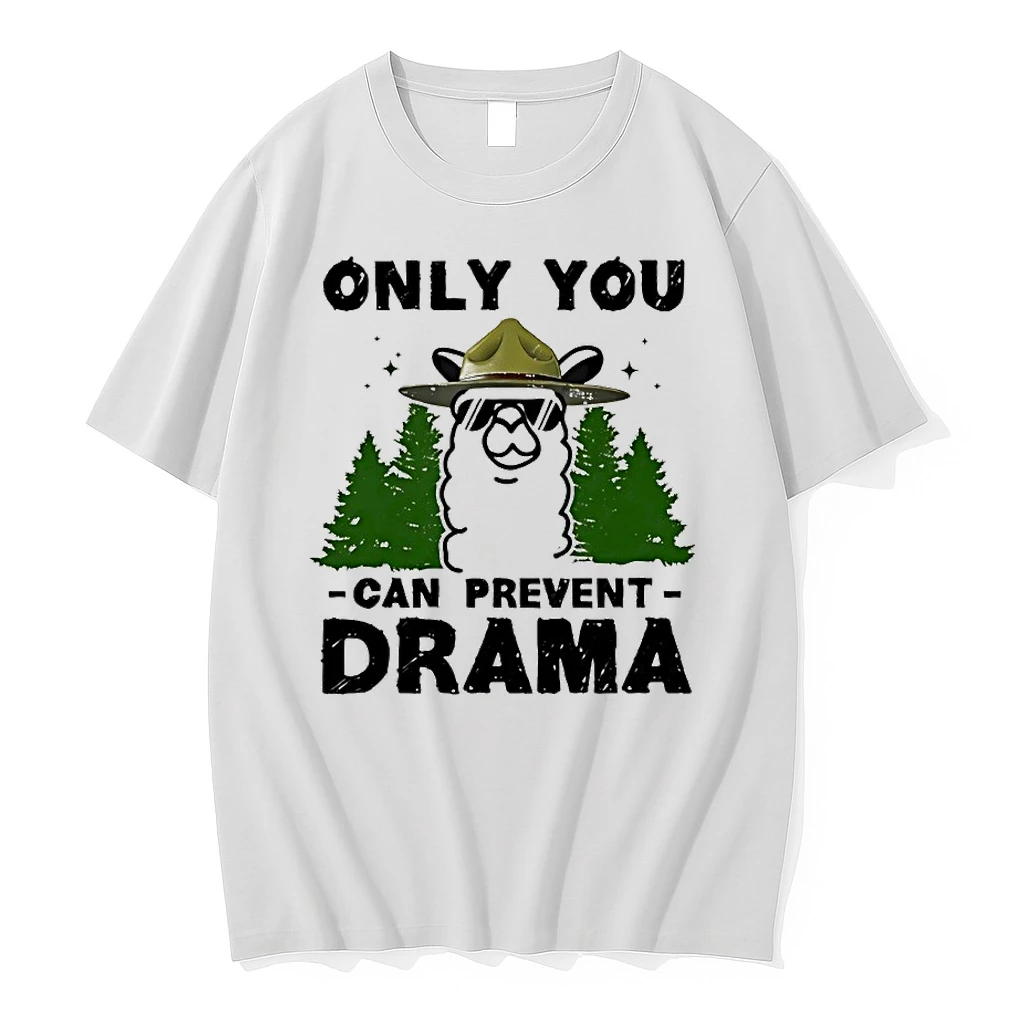 Smokey Llama Only You Can Prevent Drama Shirts
