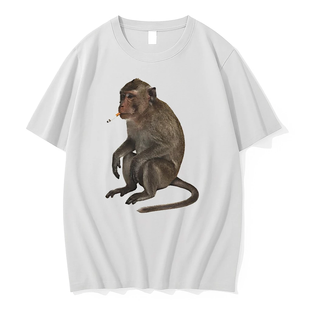 Smoking Monkey Funny Meme Shirts
