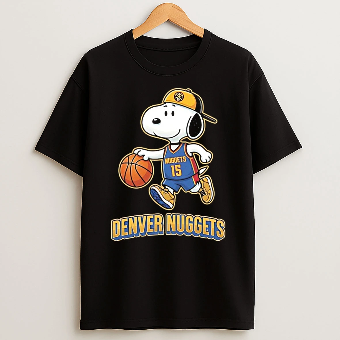 Snoopy Denver Nuggets Basketball Cartoon Shirts