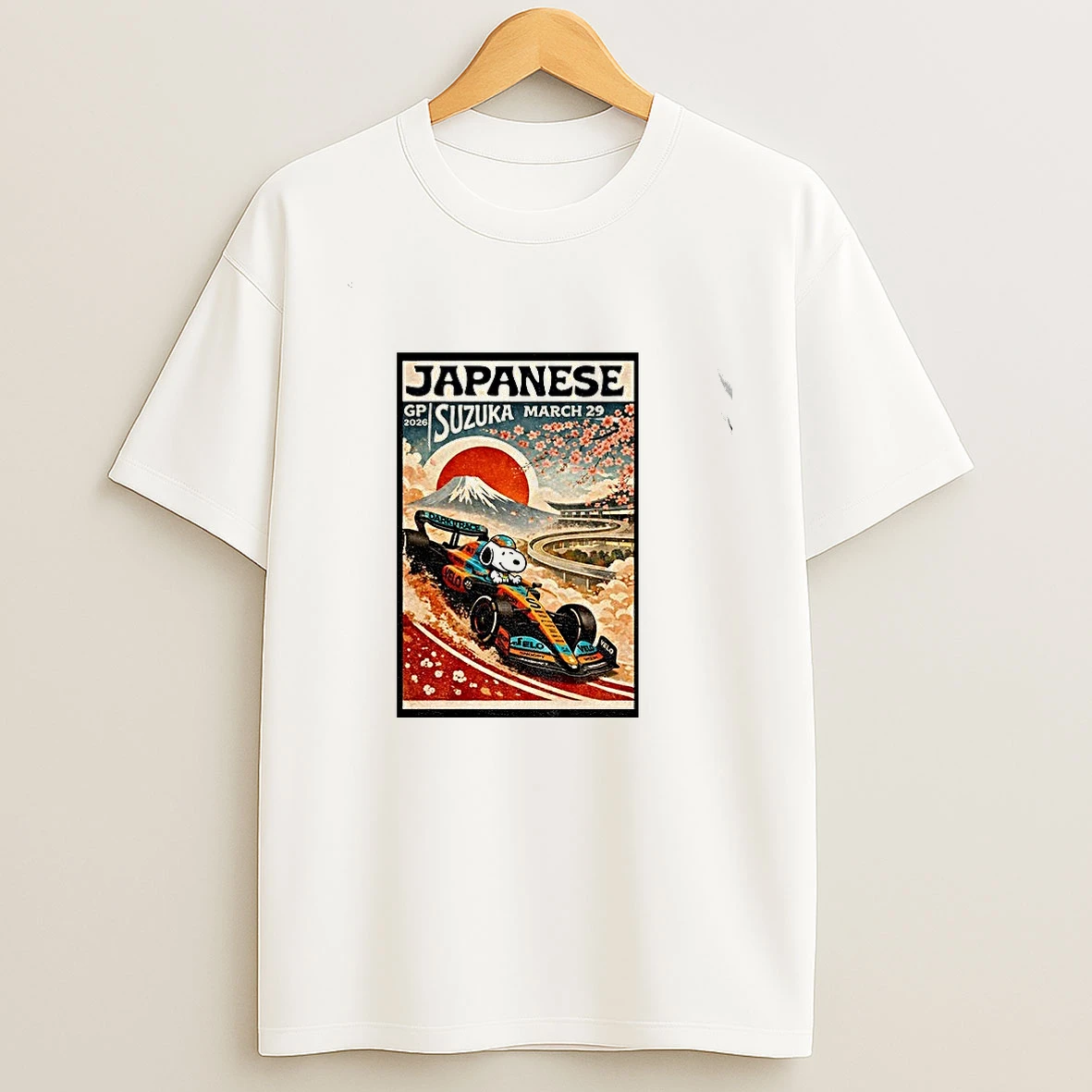 Snoopy Japanese Suzuka March 29 Dark It Race Gp 2026 Shirts