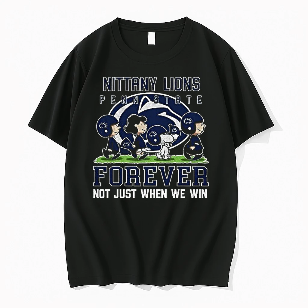 Snoopy And Peanuts X Penn State Nittany Lions Football Forever Not Just When We Win Shirts