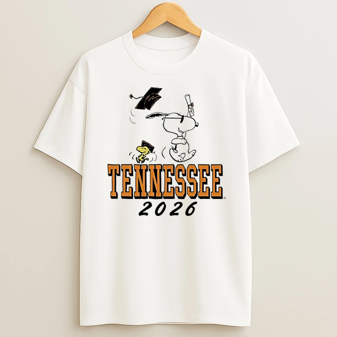 Snoopy And Woodstock Tennessee Ut Graduation 2026 Shirts
